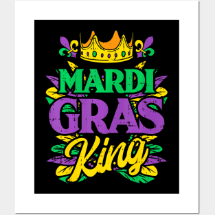 Mardi Gras King Crown  Mardi Gras Men Boys Posters and Art